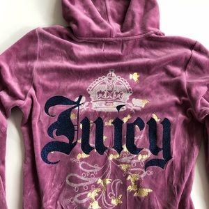 Juicy couture hoodie with sparkles
